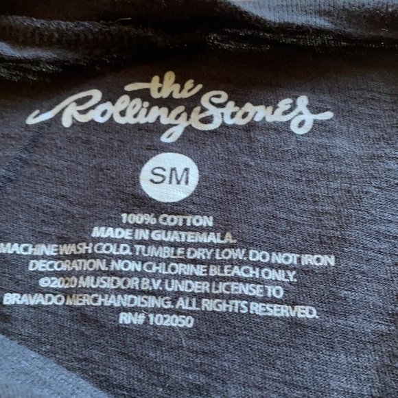 Black Rolling Stones T-Shirt - Picture 3 of 3